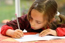 Enfant à l'école